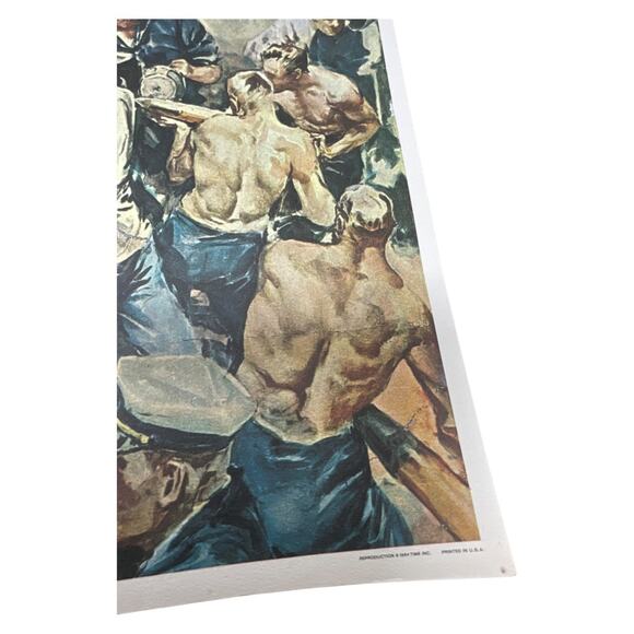 WWI Clear The Way Liberty Loan Poster Reproduction 1984 Time Inc - Picture 2 of 4